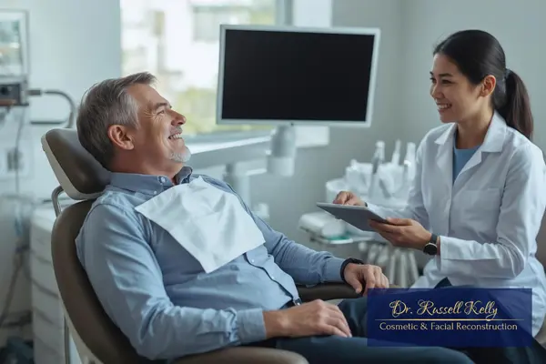 Comfortable dental consultation at Orange CA dental office.